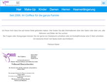 Tablet Screenshot of haarstudio-patricia.ch